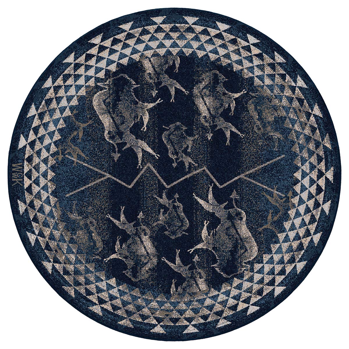 Buffalo Herd Midnight Rug - 11 x 13