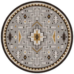 Gray Horizons Rug - 8 Ft. Round