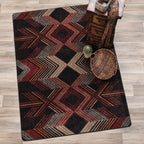 Aztec Arrows Rug - 8 Ft. Round