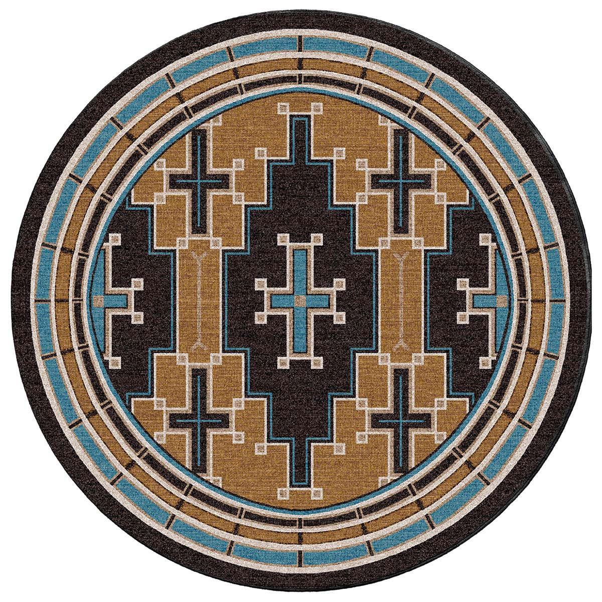 Missionary Wheat Rug - 8 Ft. Round