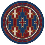 Missionary Crimson Rug - 8 Ft. Round