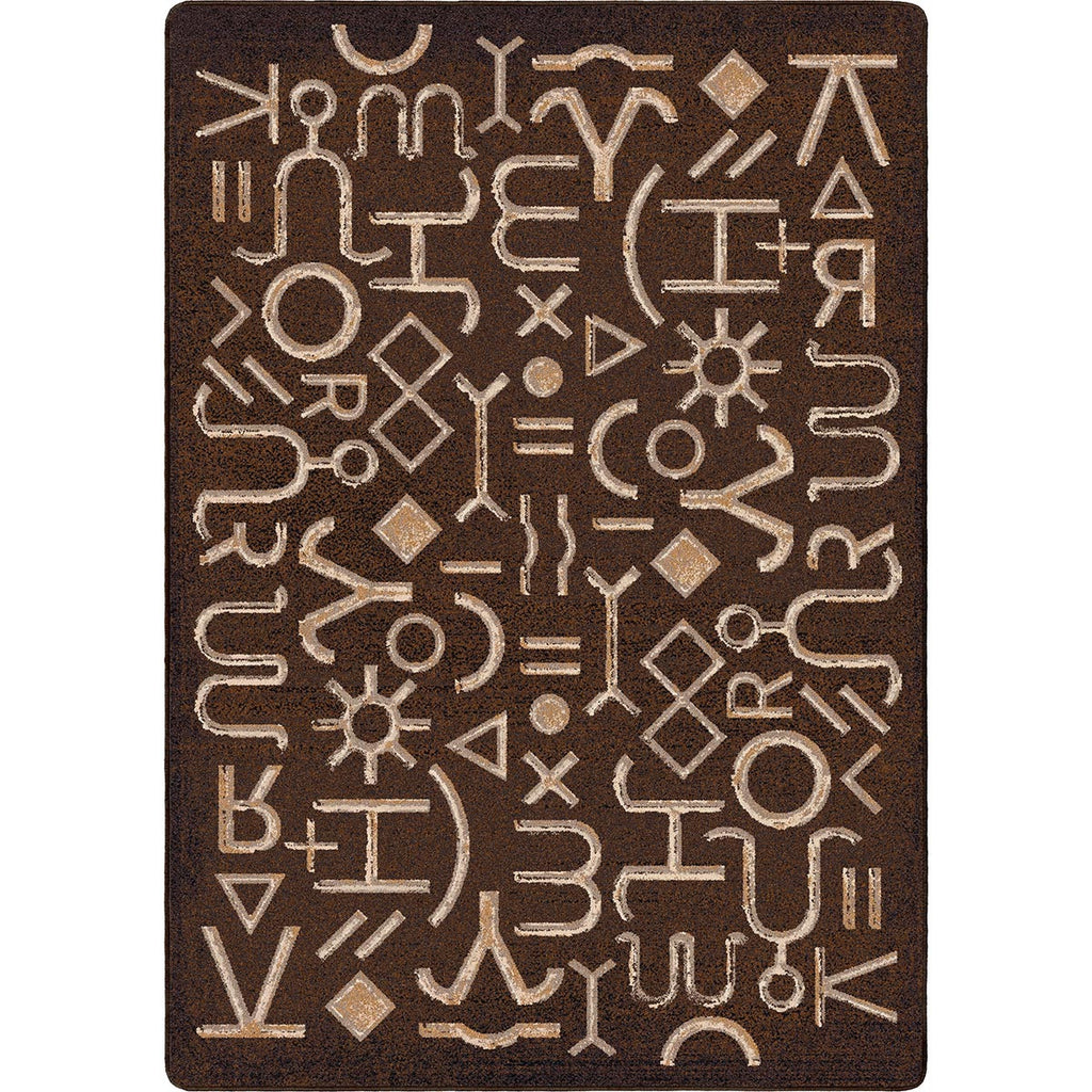 Cattle Ranch Brands Rug - 3 x 4