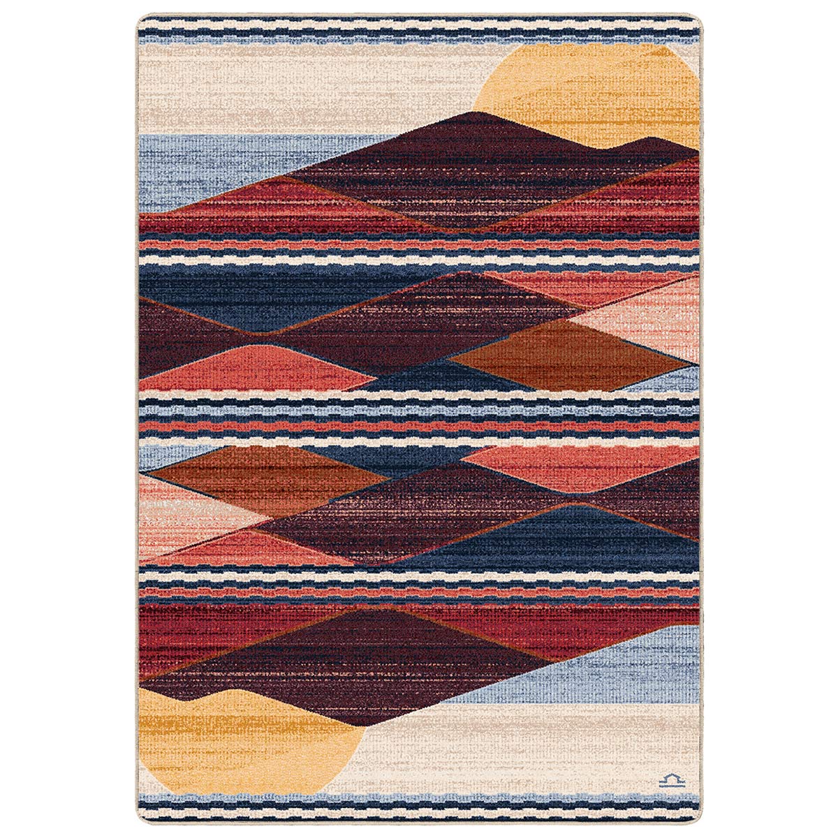 Sunset Mosaic Rug - 4 x 5