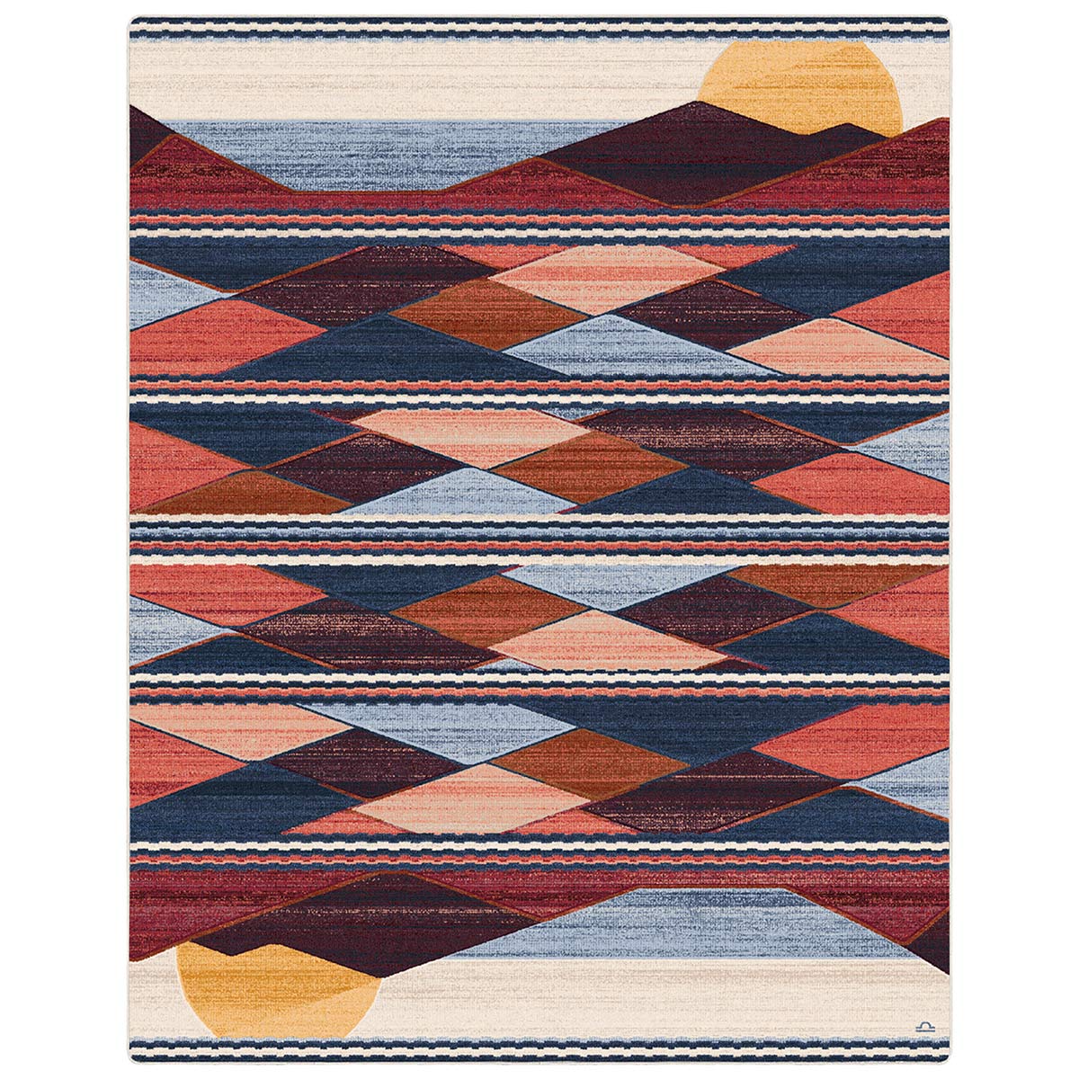 Sunset Mosaic Rug - 4 x 5
