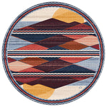 Sunset Mosaic Rug - 8 Ft. Round