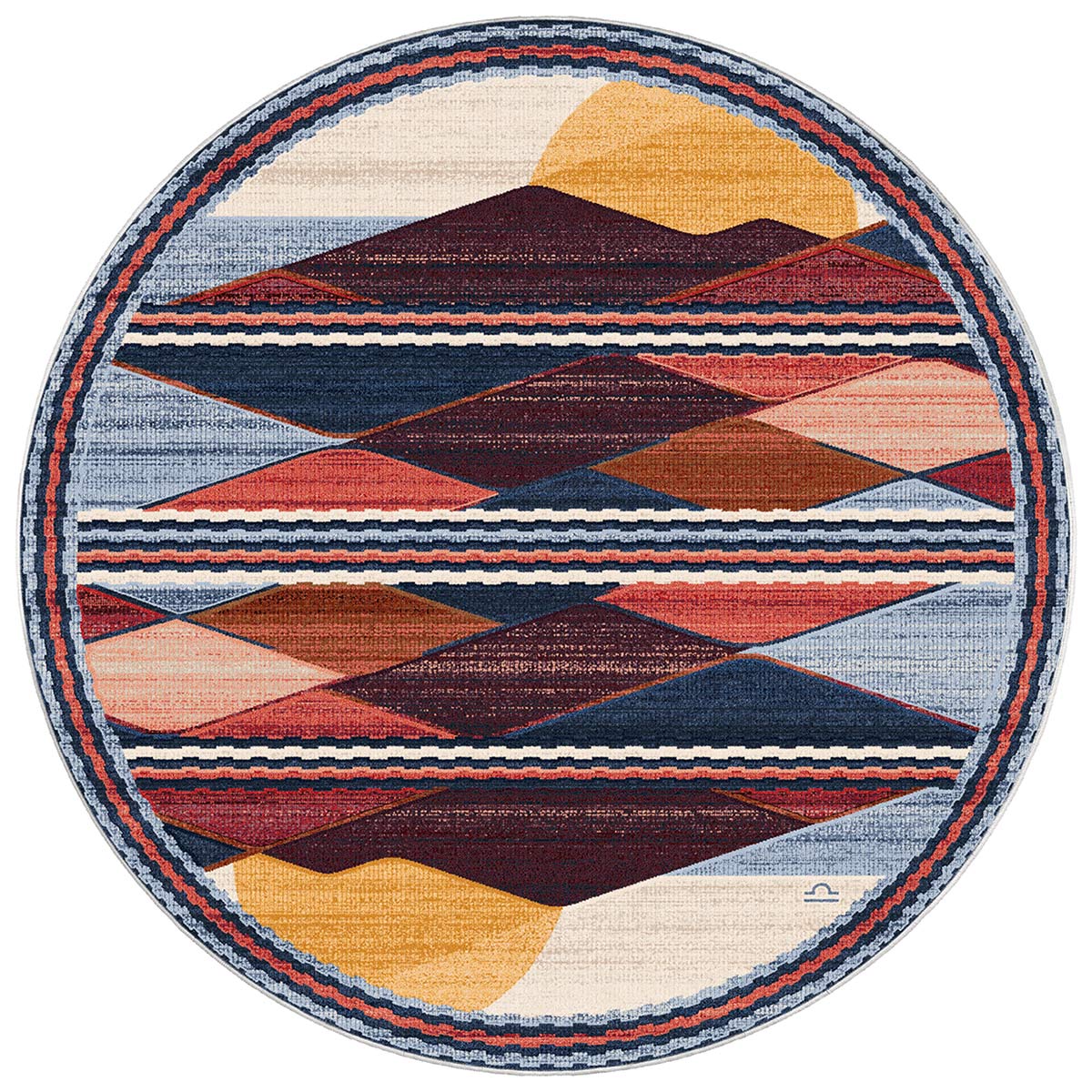 Sunset Mosaic Rug - 4 x 5