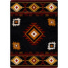 Diamond Creek Black & Tan Rug - 8 x 11