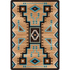 Tribal Turquoise Rug - 8 x 11