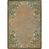 Turquoise Scroll Saddle Rug - 5 x 8