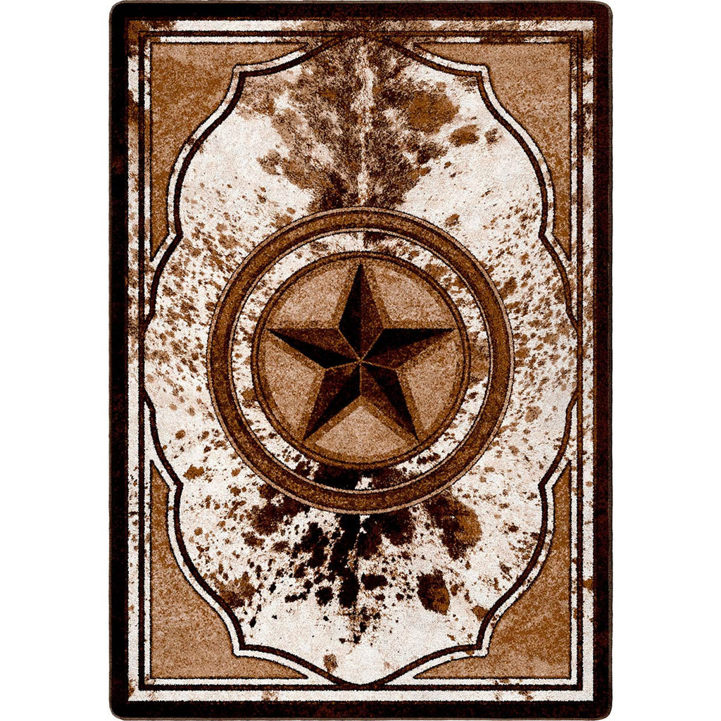 Lone Star Cowhide Rug - 4 x 5