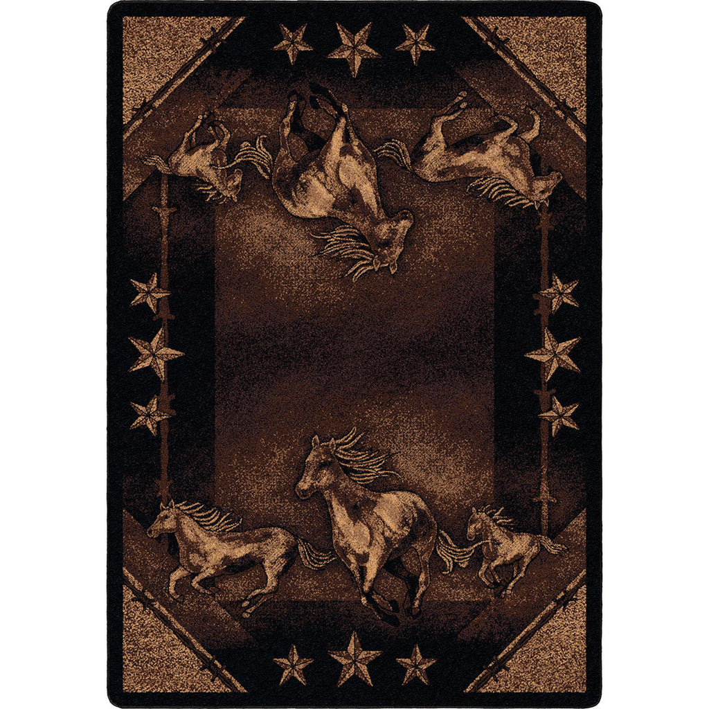Wild Horses & Stars Rug - 3 x 4