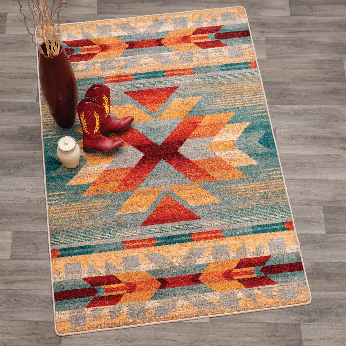 Adobe Sun Rug - 8 Ft. Round