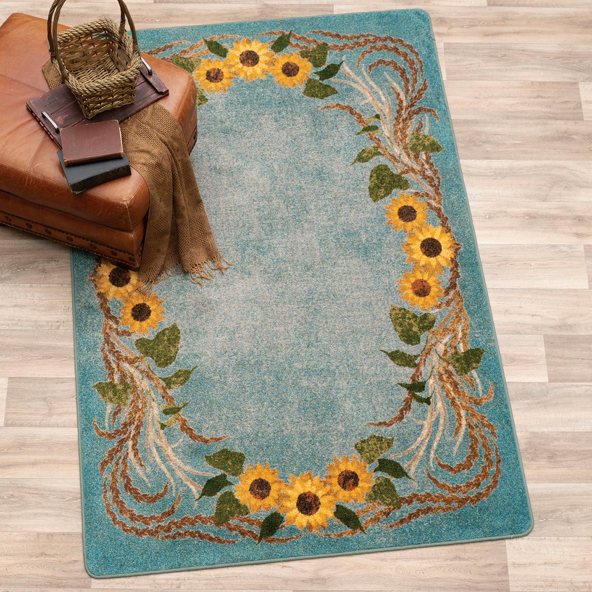 Sunflower Trails Rug - 8 Ft. Round