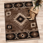 Whiskey River Mocha Rug - 5 x 8