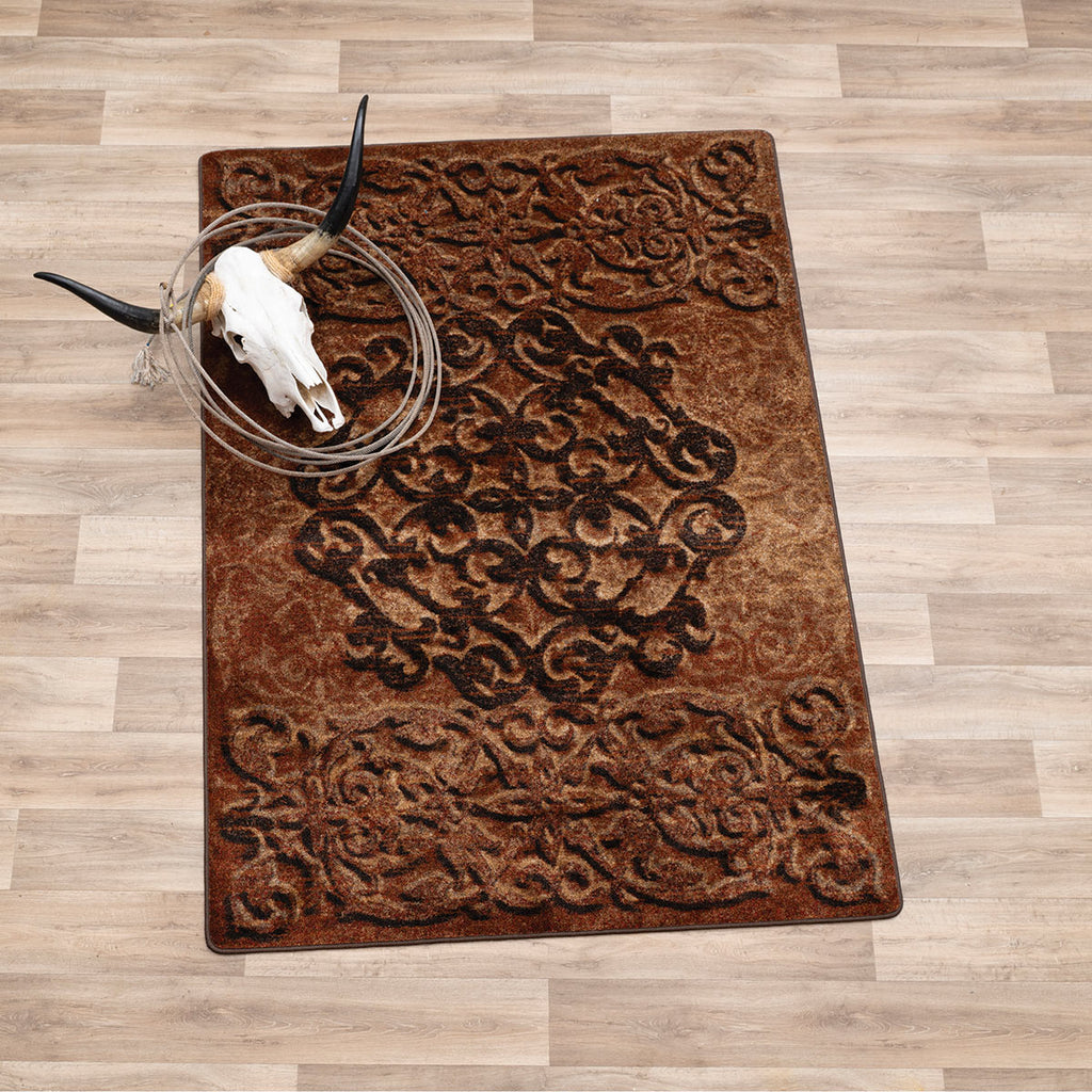 Saddle Scroll Rug - 5 x 8