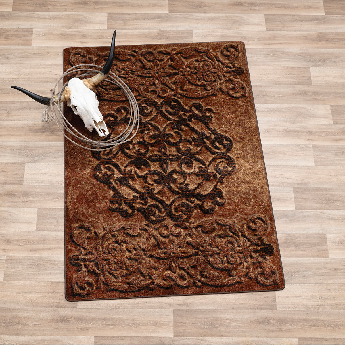 Saddle Scroll Rug - 5 x 8