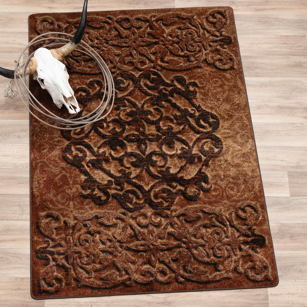 Saddle Scroll Rug - 5 x 8