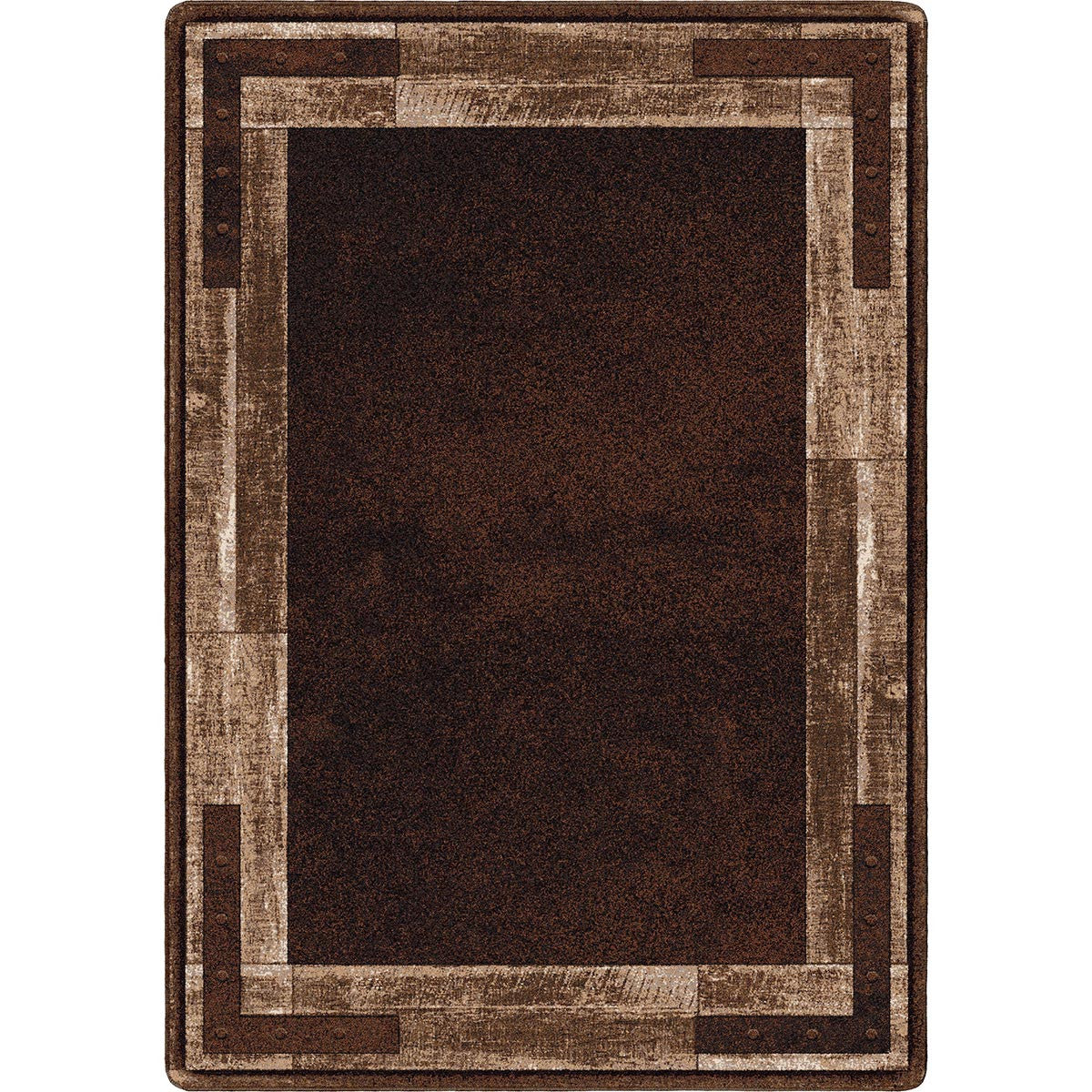 Rustic Barnwood Rug - 11 x 13