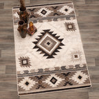Whiskey River Neutral Rug - 8 Ft. Round