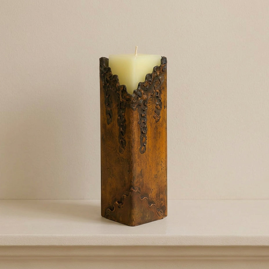 Iron Cascade Candle Holder - Medium