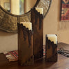 Iron Cascade Candle Holder - Set of 3