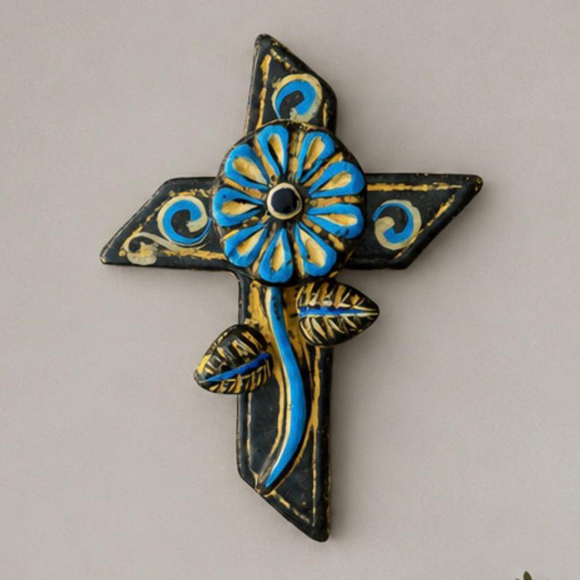 Avelar Talavera Floral Cross - Smalll