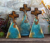 Turquoise Clay Cross - Medium
