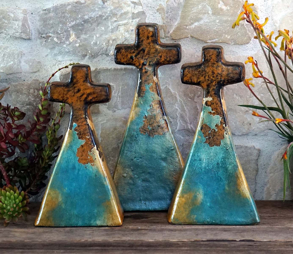 Turquoise Clay Cross - Medium