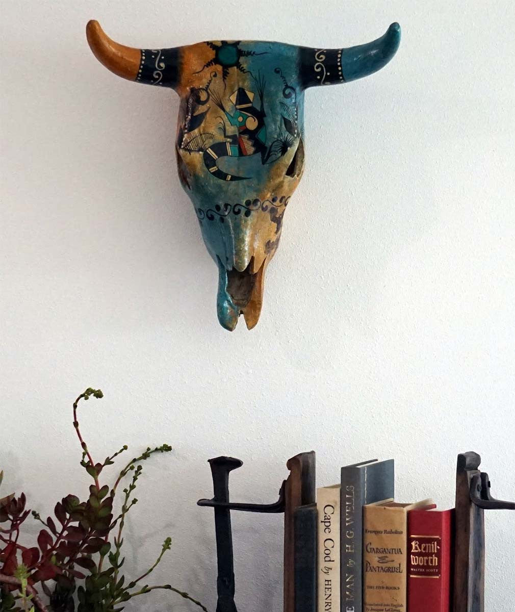 Southwest Spirit Lizard Skull