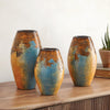 Sierra Turquoise Clay Vases - Set of 3