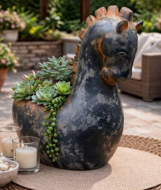 Helena Horse Planter