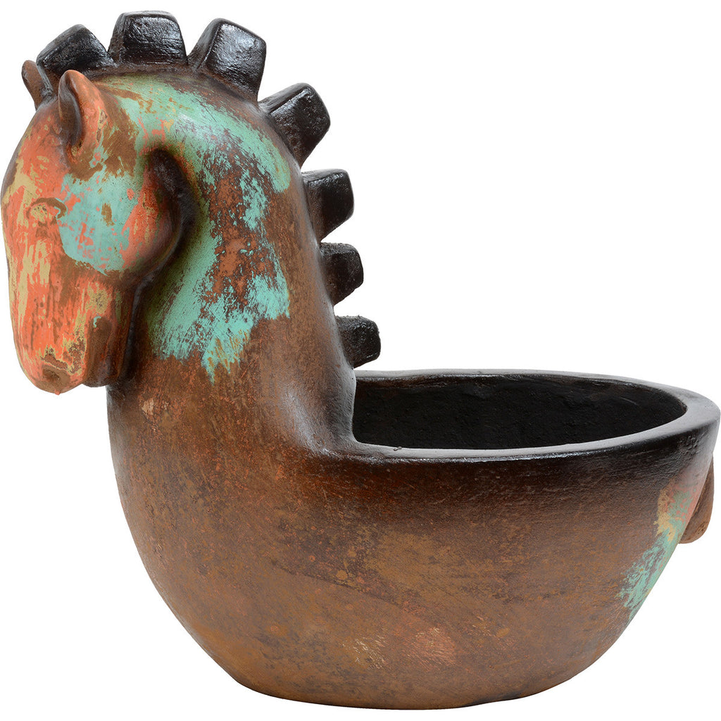 Santa Fe Clay Horse Planter