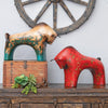 El Toro Pottery Sculpture - Red