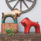 El Toro Pottery Sculpture - Turquoise