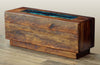 Wood & Glass Western Sofa Table
