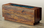 Wood & Glass Western Sofa Table