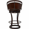 Boseman Leather & Iron Counter Stool