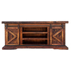 Weathered Barn Door Wood Buffet