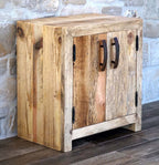 Raw Wood Finished Cabinet