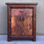 Rifted Copper Side Table
