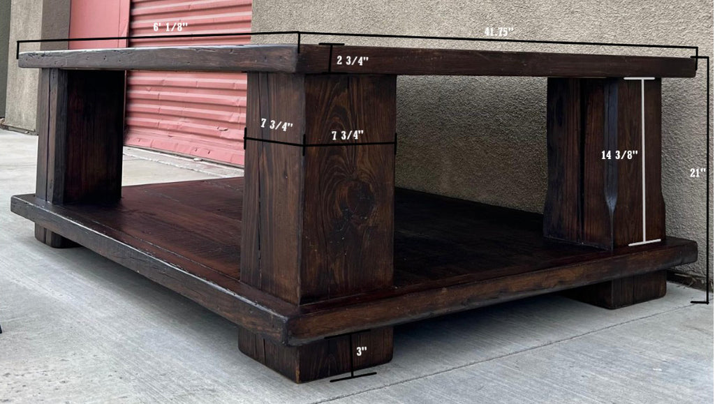 Hazlenut Old Beam Coffee Table