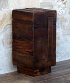 Ironwood Earthtone Side Table - Rustic Brown