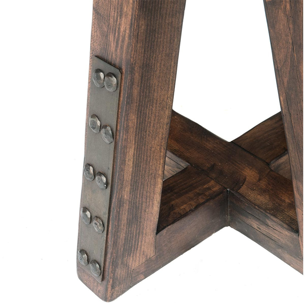 Mesilla Riveted Wood End Table