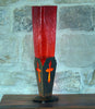 Ember Glass Cross Lamp