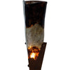 Triangle Glass Table Lamp - Stone