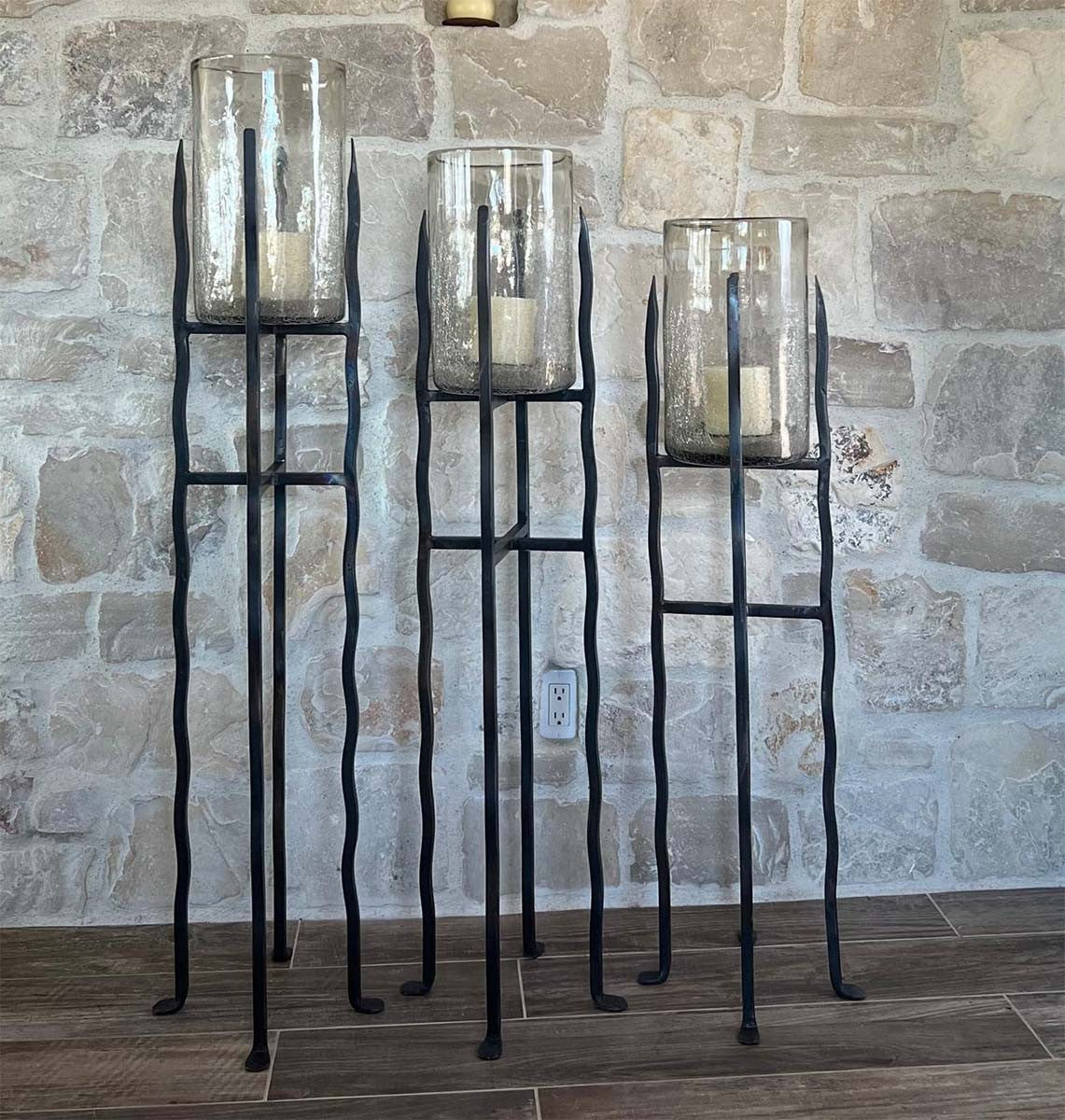 Hearthside Iron Candle Holder - Large