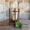 Artisnal Four Crosses Candle Holder