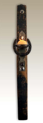 Lucky Horseshoe Wall Candle Holder