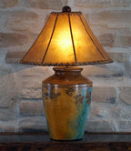 Clay & Rawhide Lamp