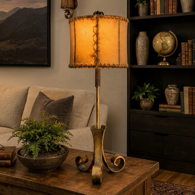 Outlaw Scroll Lamp